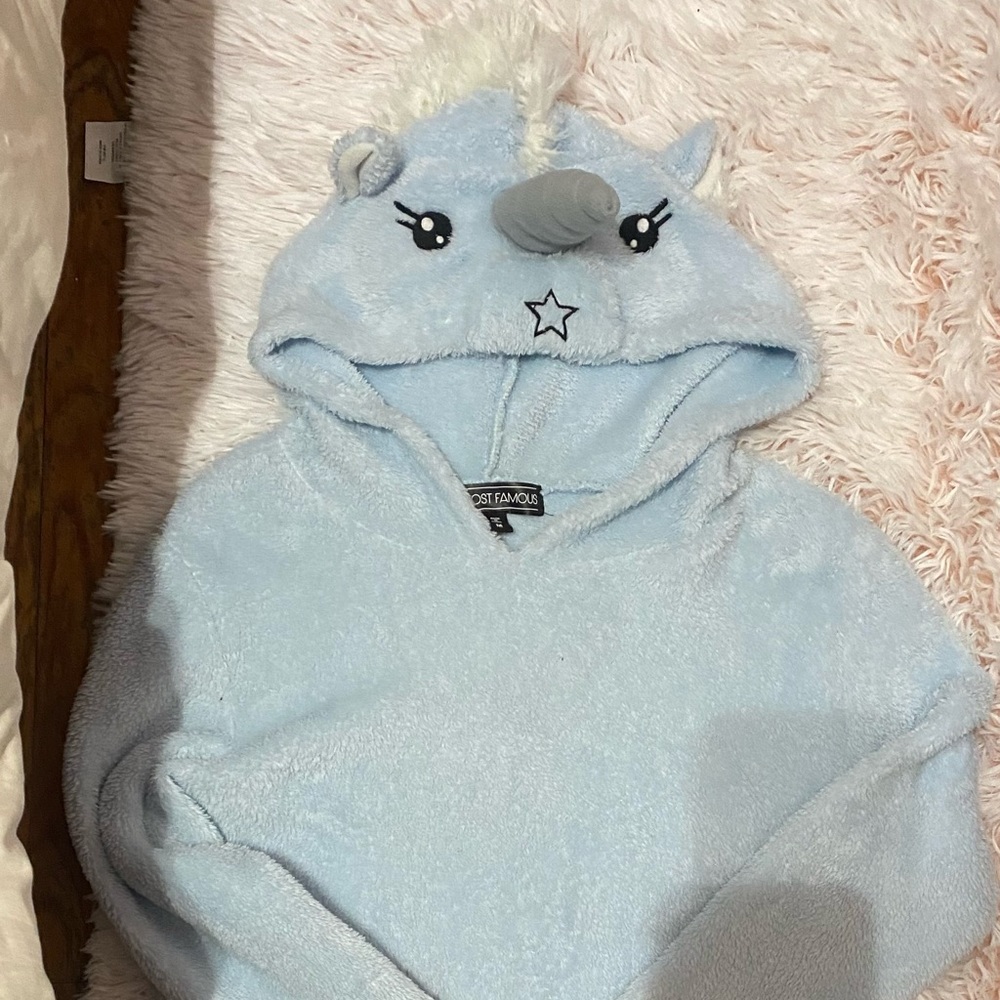 Unicorn baby blue sweatshirt